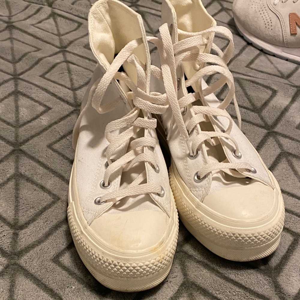 Converse Off-White High-Top Sneakers